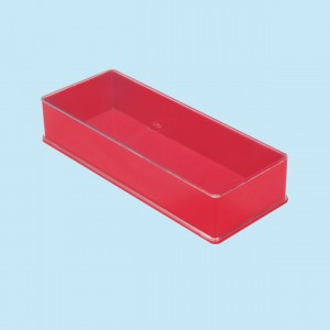 Kunststof doos rood